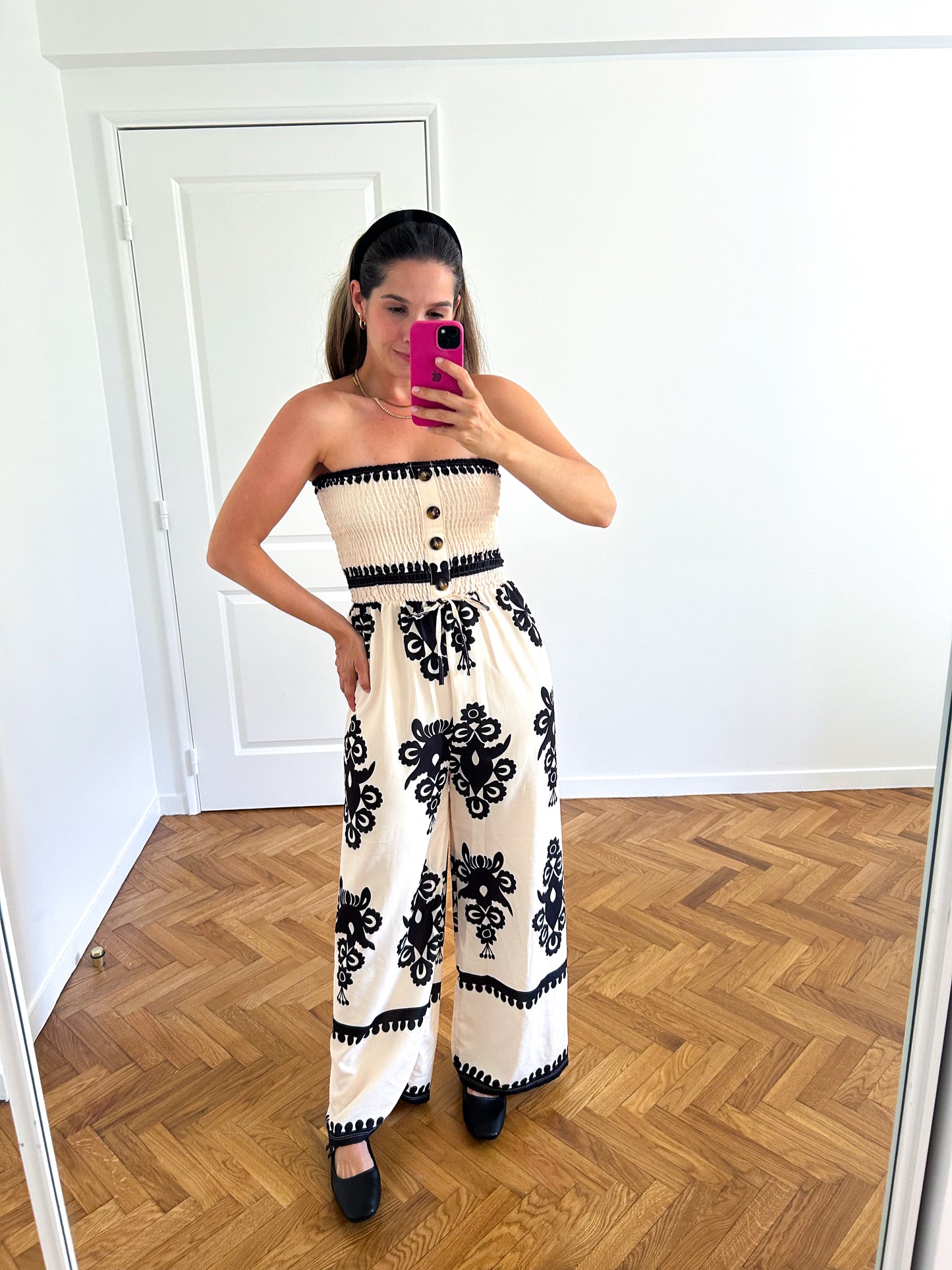 Off White Arabesque Jumpsuit