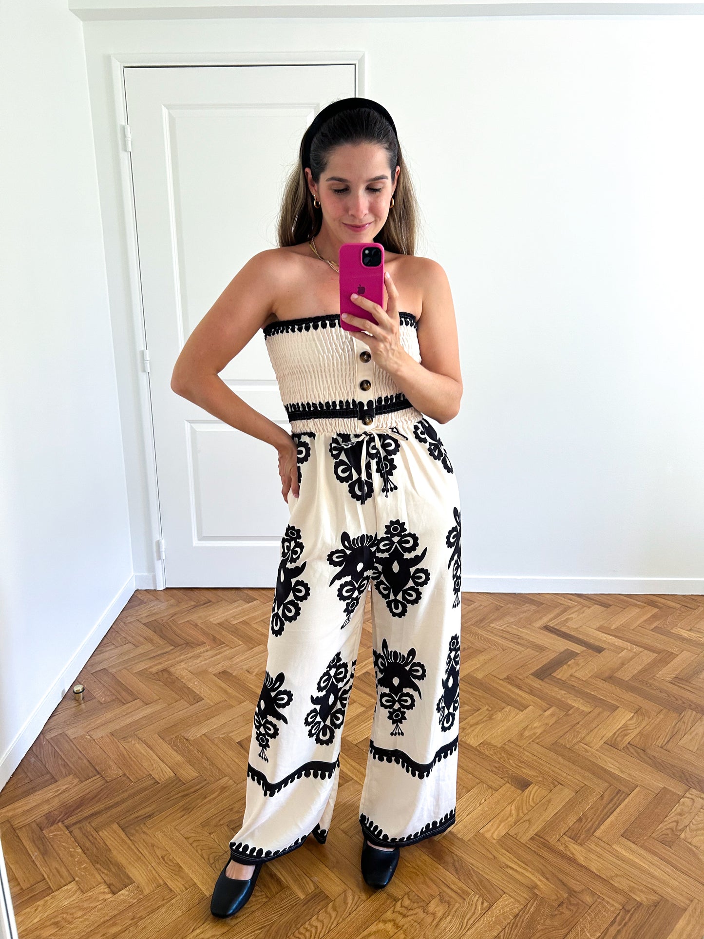 Off White Arabesque Jumpsuit