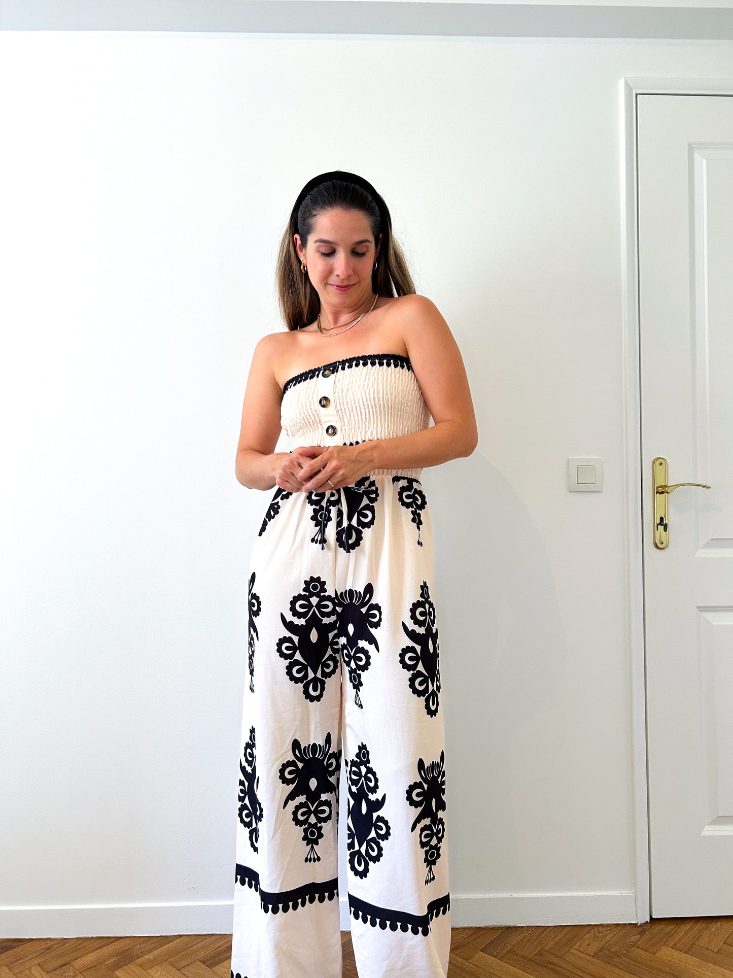 Off White Arabesque Jumpsuit