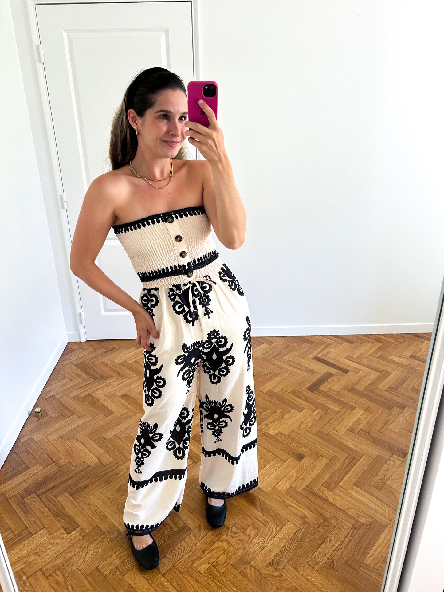 Off White Arabesque Jumpsuit
