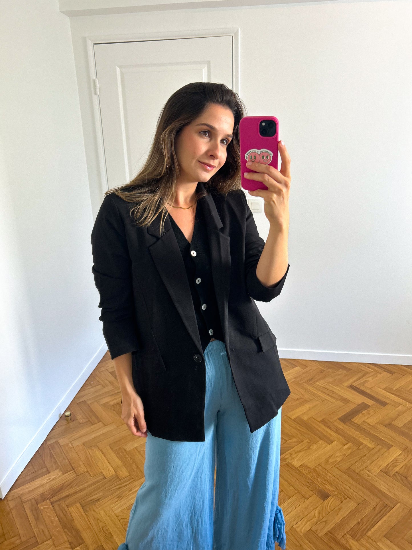 Zwarte oversized blazer