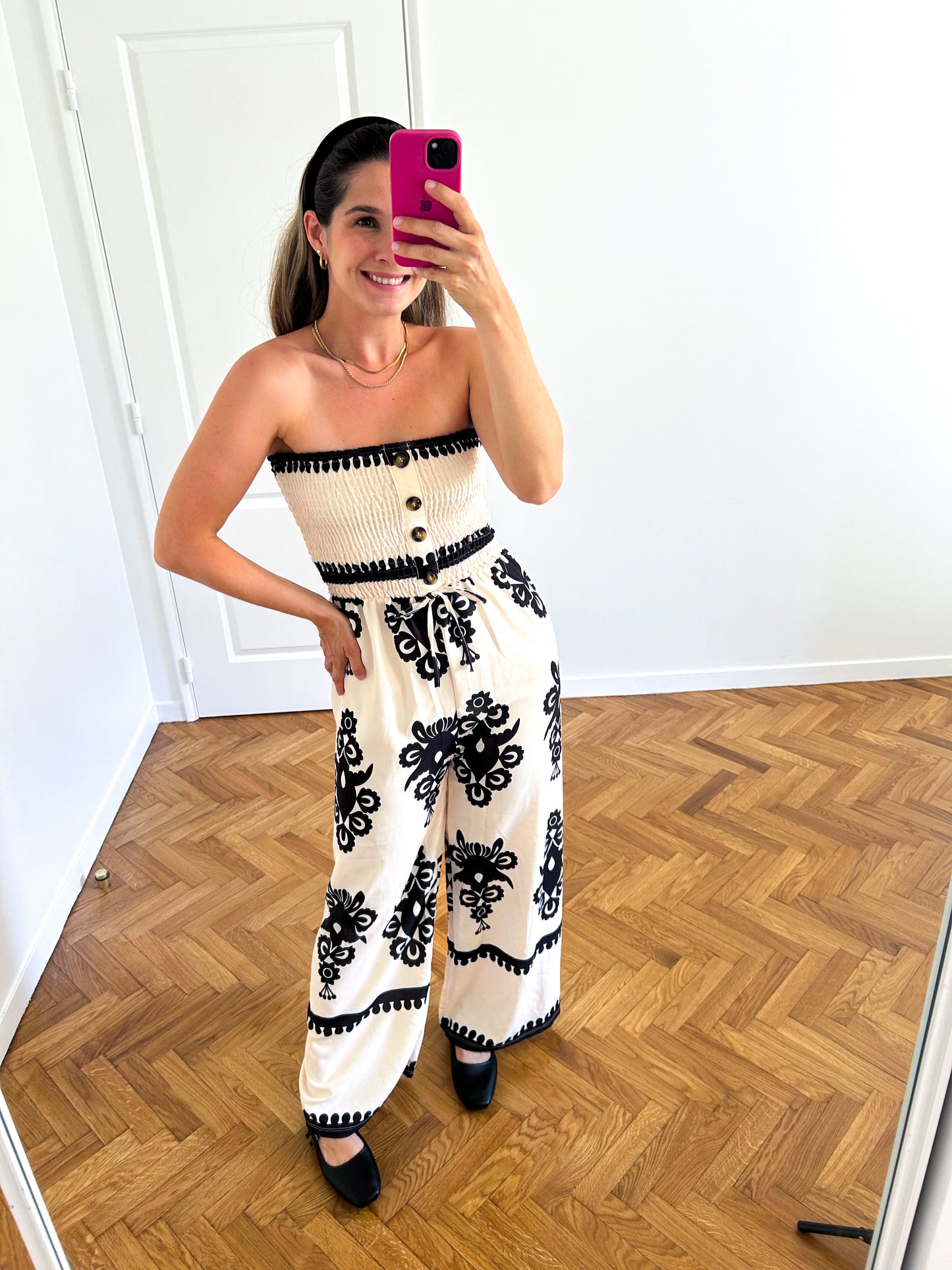 Off White Arabesque Jumpsuit