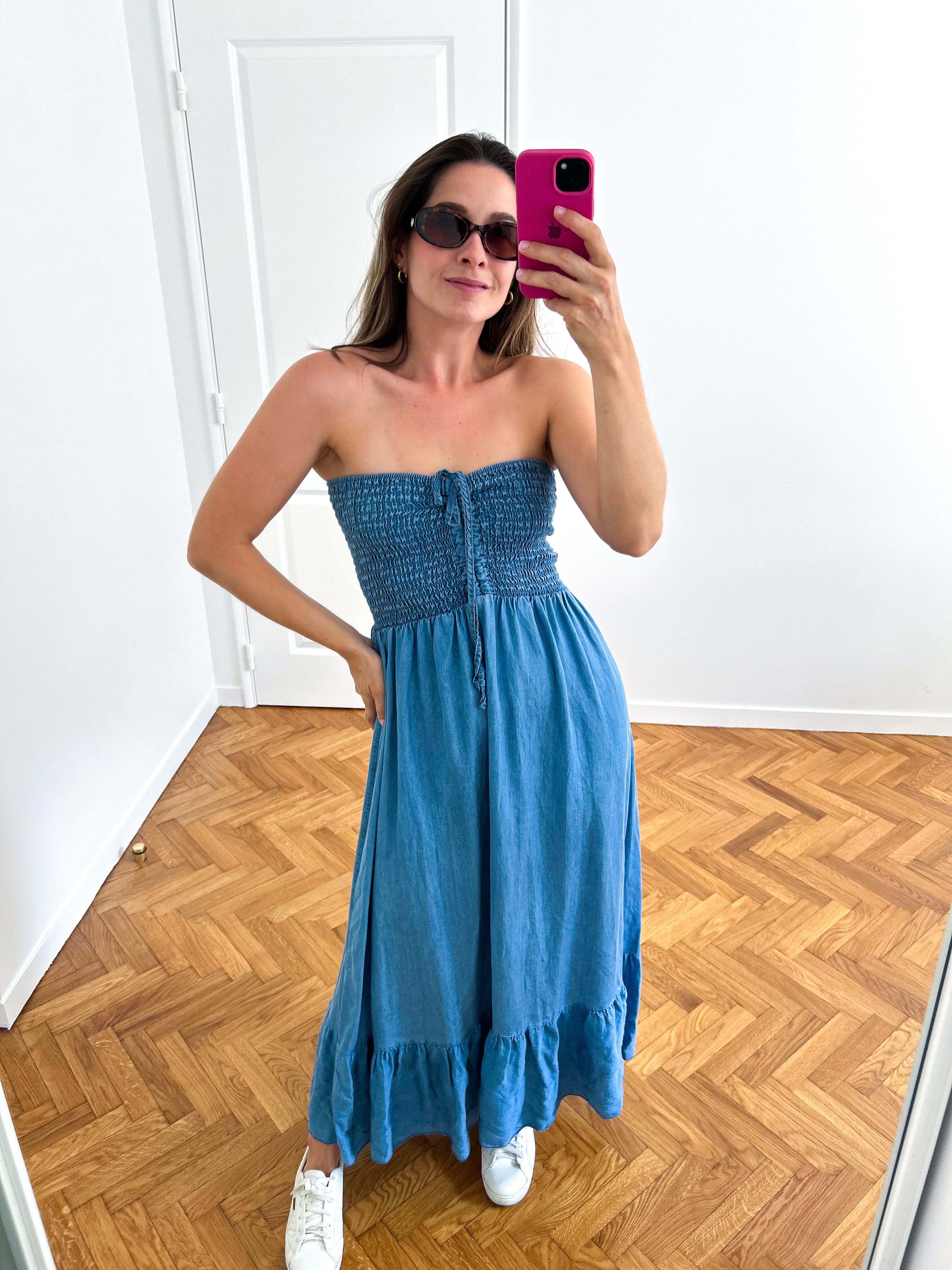 Robe Midi Fluide Jean My Hit Store