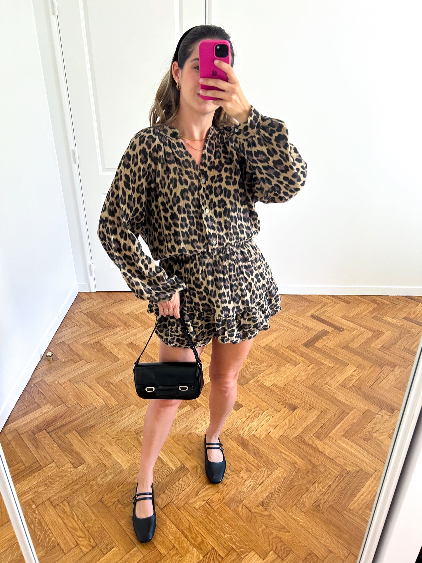 Leopard Playsuit