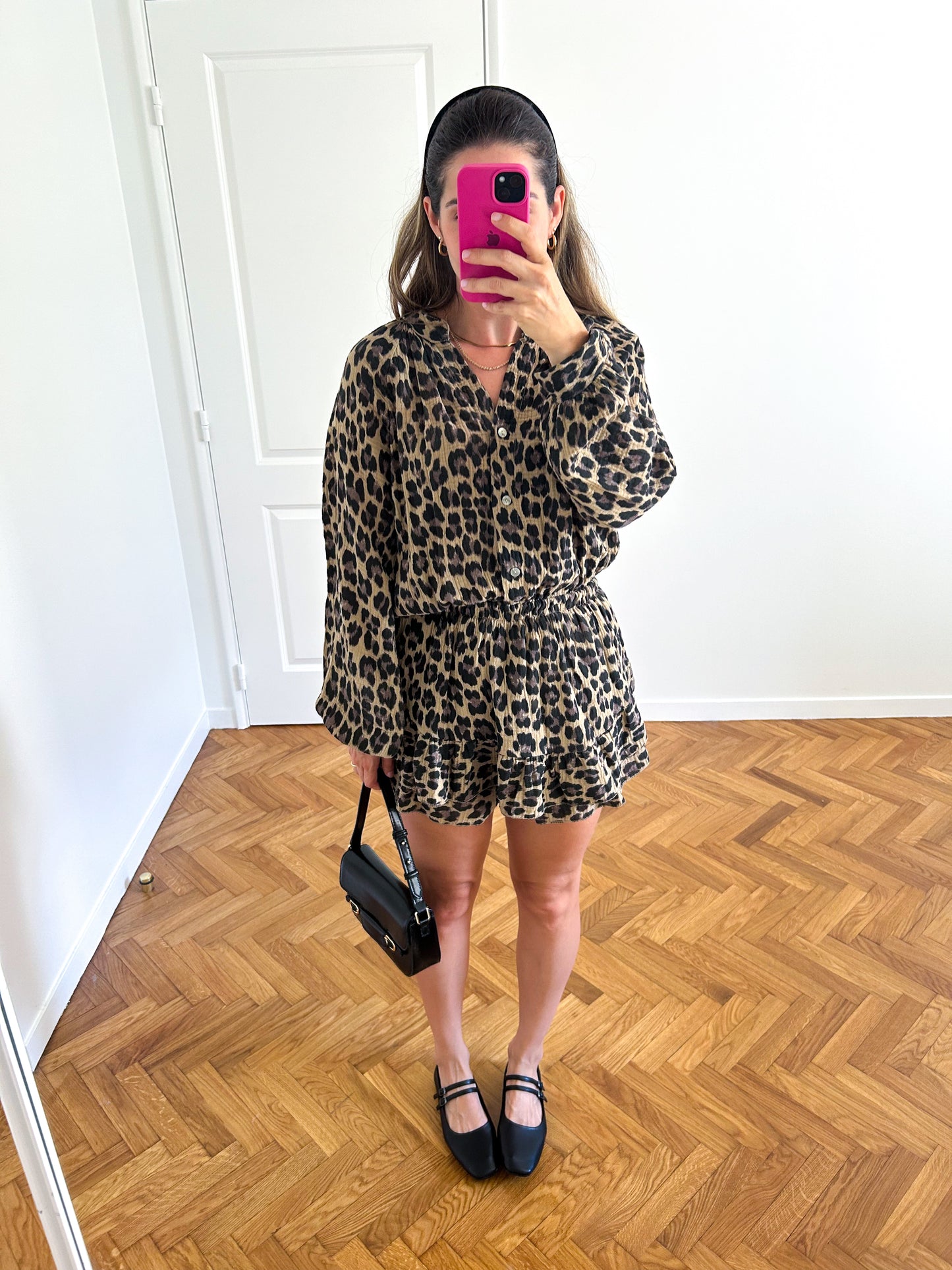 Leopard Playsuit