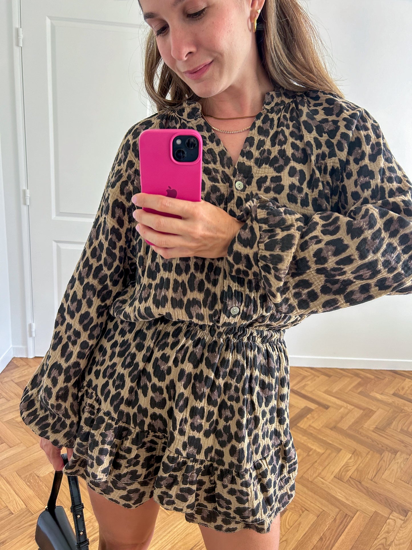 Leopard Playsuit
