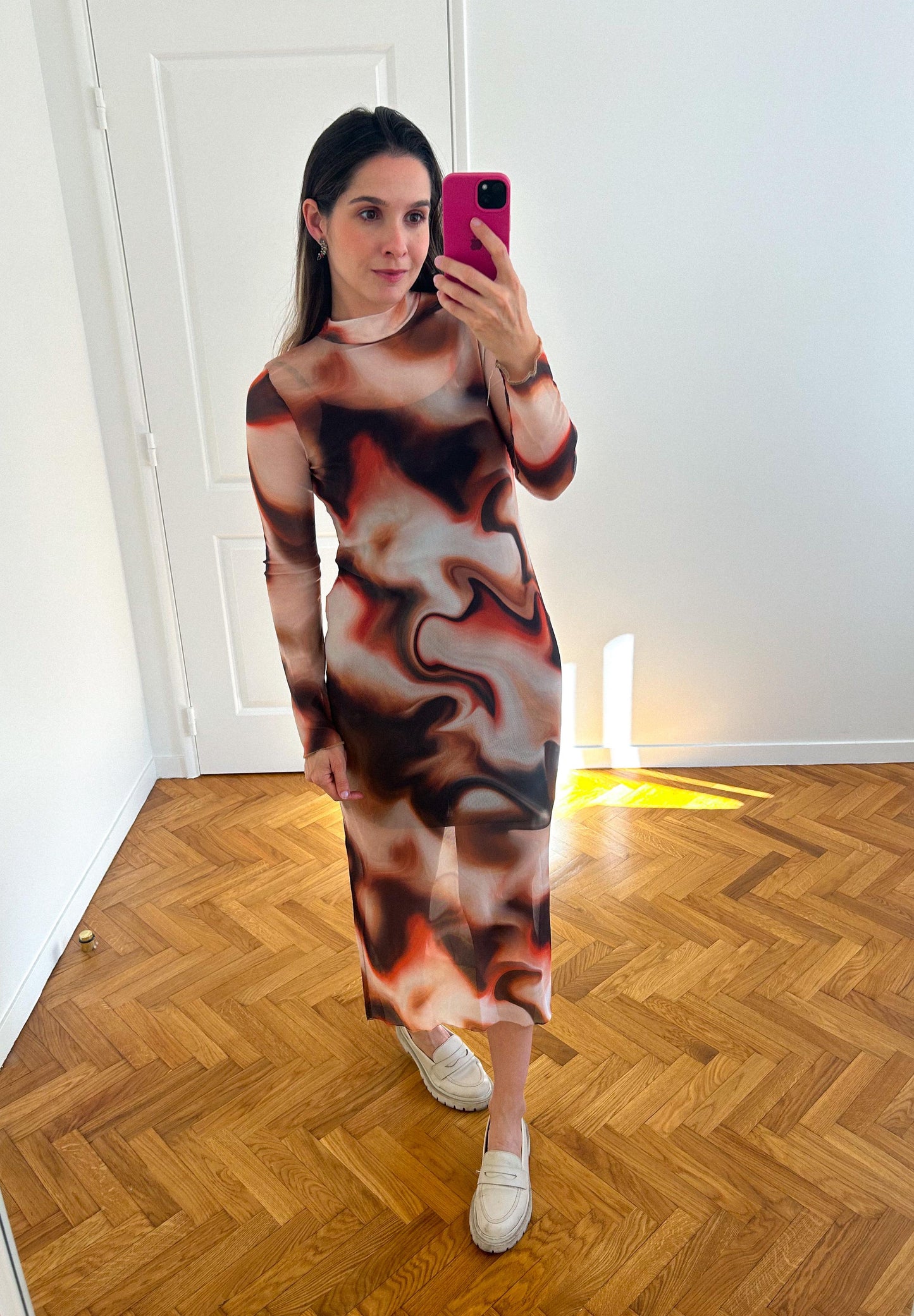 Robe Midi Marron