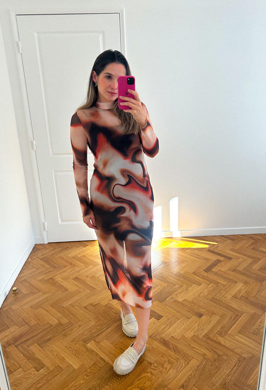 Robe Midi Marron