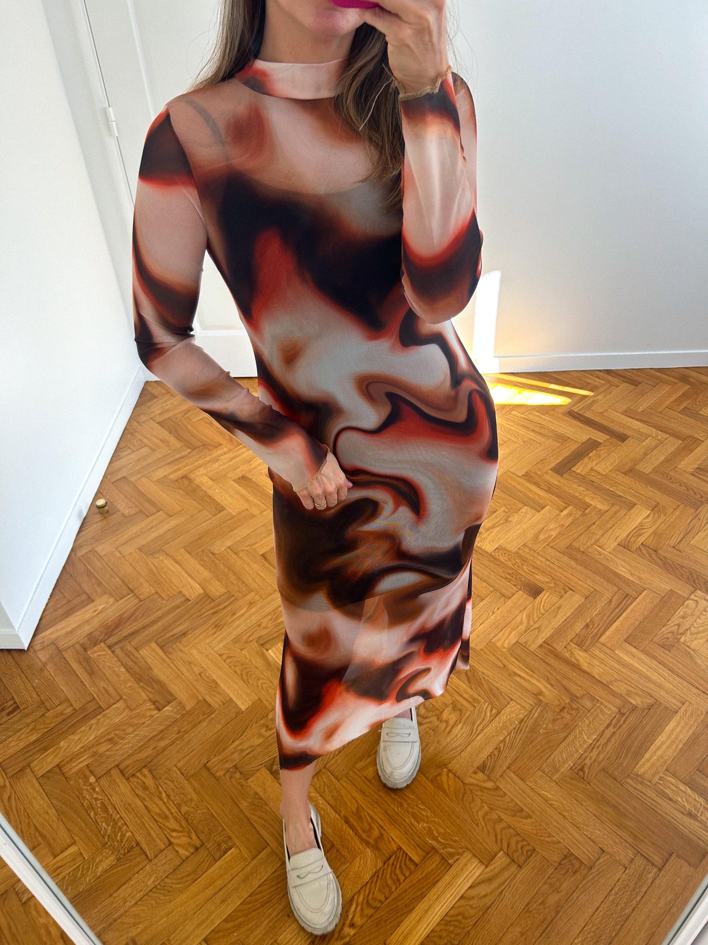 Robe Midi Marron